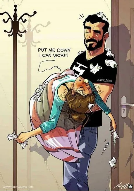 13 Ilustrasi Ini Gambarkan Kelakuan Cewek yang Bikin Geregetan. Para Cowok Harap Sabar! 15