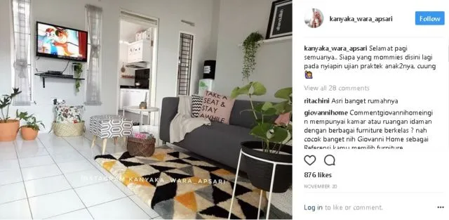 8 Akun Instagram Tema Interior yang Bisa Menginspirasimu. Meski Belum Punya Rumah, Bisa Dicatat Dulu! 10