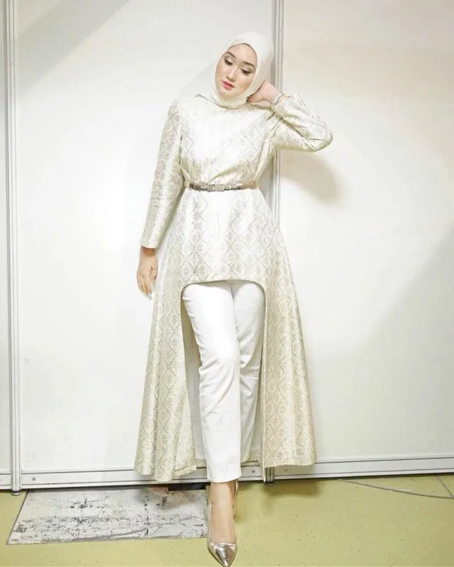 13+ Model Baju Pesta Setelan Celana Panjang 16