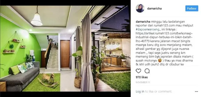8 Akun Instagram Tema Interior yang Bisa Menginspirasimu. Meski Belum Punya Rumah, Bisa Dicatat Dulu! 13