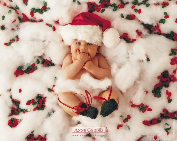 12 Ide Foto Anak Bayi Bertema Natal. Imut Maksimal, Bikin Gemes, Bikin Lekas Ingin Punya Juga. #eh 16