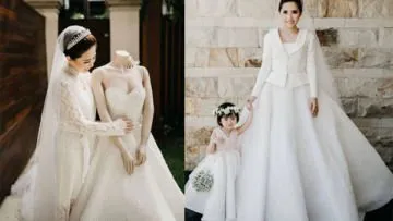 10 Inspirasi Gaun Pernikahan dengan Blazer yang Sopan dan Tertutup. Cocok Buatmu yang Nggak Mau Tampil Buka-Bukaan