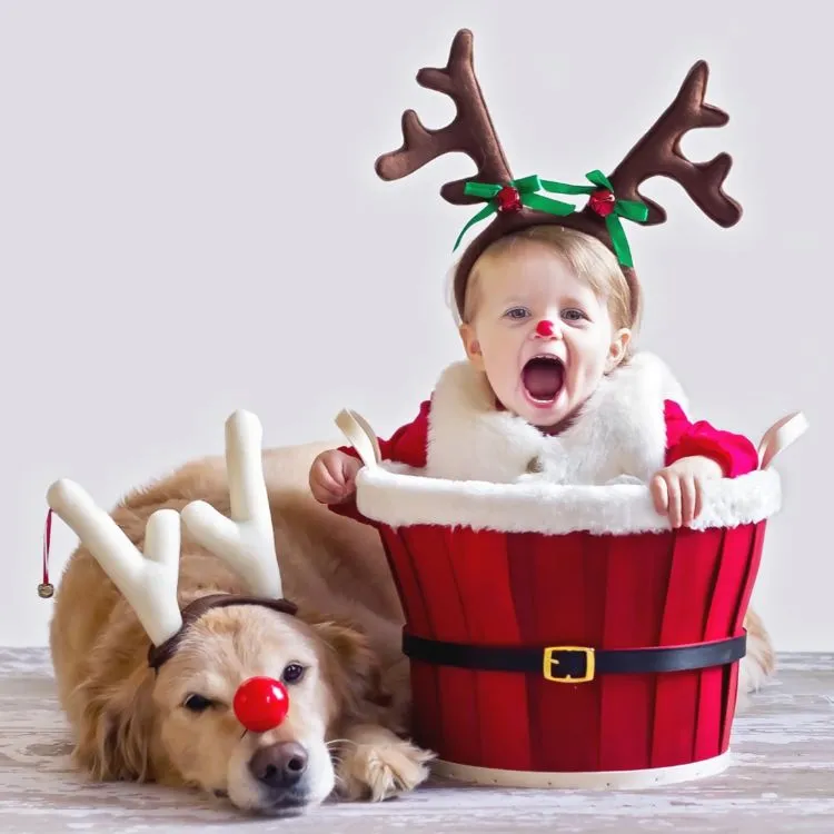 12 Ide Foto Anak Bayi Bertema Natal. Imut Maksimal, Bikin Gemes, Bikin Lekas Ingin Punya Juga. #eh 18