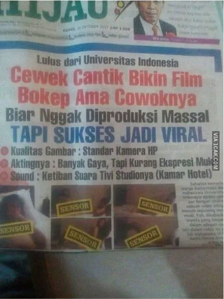 19+ Judul Koran Lampu Ijo yang Pernah Ada dalam Sejarah. Mau Dibaca Berulang Kali Juga Tetap Ngakak! 33