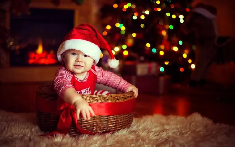 12 Ide Foto Anak Bayi Bertema Natal. Imut Maksimal, Bikin Gemes, Bikin Lekas Ingin Punya Juga. #eh 20