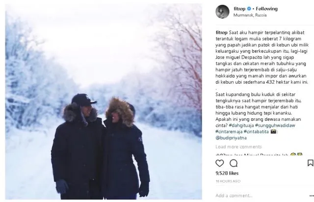 Awali Tahun dengan Tawa, Simak 10+ Caption Instagram #SungguhWadidaw dari Fitri Tropica Ini. Kocak! 12