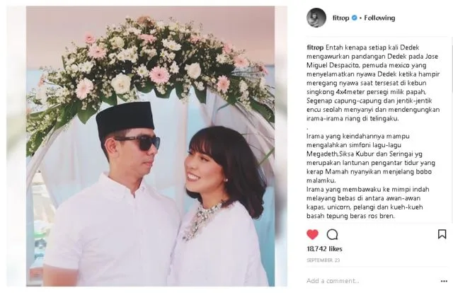 Awali Tahun dengan Tawa, Simak 10+ Caption Instagram #SungguhWadidaw dari Fitri Tropica Ini. Kocak! 22