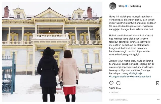 Awali Tahun dengan Tawa, Simak 10+ Caption Instagram #SungguhWadidaw dari Fitri Tropica Ini. Kocak! 14