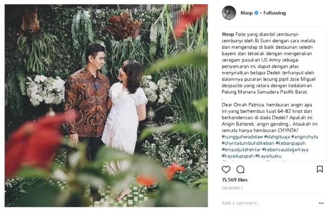 Awali Tahun dengan Tawa, Simak 10+ Caption Instagram #SungguhWadidaw dari Fitri Tropica Ini. Kocak! 17