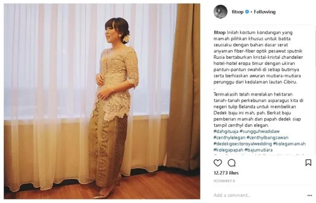 Awali Tahun dengan Tawa, Simak 10+ Caption Instagram #SungguhWadidaw dari Fitri Tropica Ini. Kocak! 20