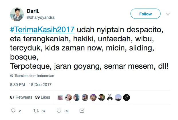 Bukannya Bijak, 14+ Tagar #TerimaKasih2017 Ini Malah Bikin Ngakak. Tahun yang Menyenangkan, Ya? 26