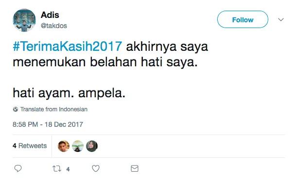 Bukannya Bijak, 14+ Tagar #TerimaKasih2017 Ini Malah Bikin Ngakak. Tahun yang Menyenangkan, Ya? 22