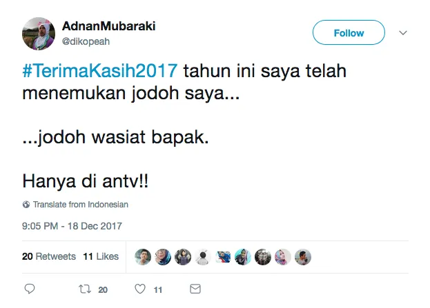 Bukannya Bijak, 14+ Tagar #TerimaKasih2017 Ini Malah Bikin Ngakak. Tahun yang Menyenangkan, Ya? 16