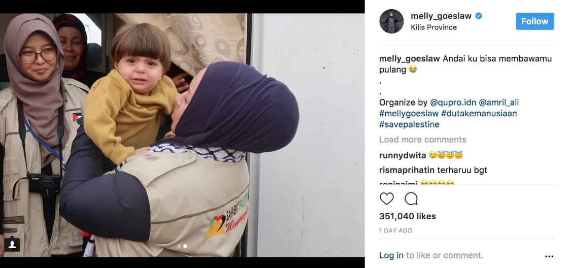 Potret Perjalanan Melly Goeslaw ke Suriah, Penuh Haru dan Syukur Setelah Melihat Kehidupan di Sana 18