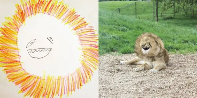 Demi Sang Buah Hati, Pria Ini Ciptakan Gambar 3D Berdasarkan Lukisan Anaknya. Keren Banget! 38