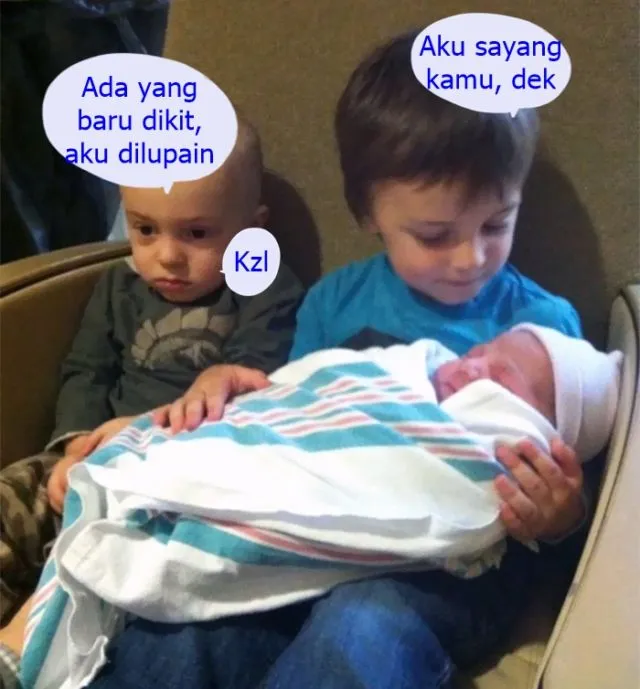 Suka Ketawa Sendiri Deh Kalau Ingat Drama Kakak-Adik Ini. Meski Cemburuan, Kamu Tetap Penyayang 26