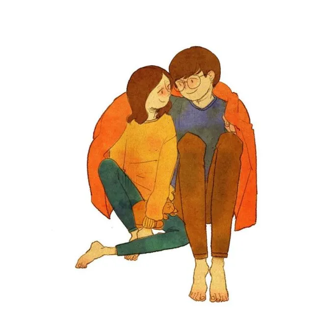 29 Ilustrasi Lucu yang Ingatkan Kita Soal Momen Spesial Bareng Kekasih. Duh, Bikin Baper Nggak Sih? 33