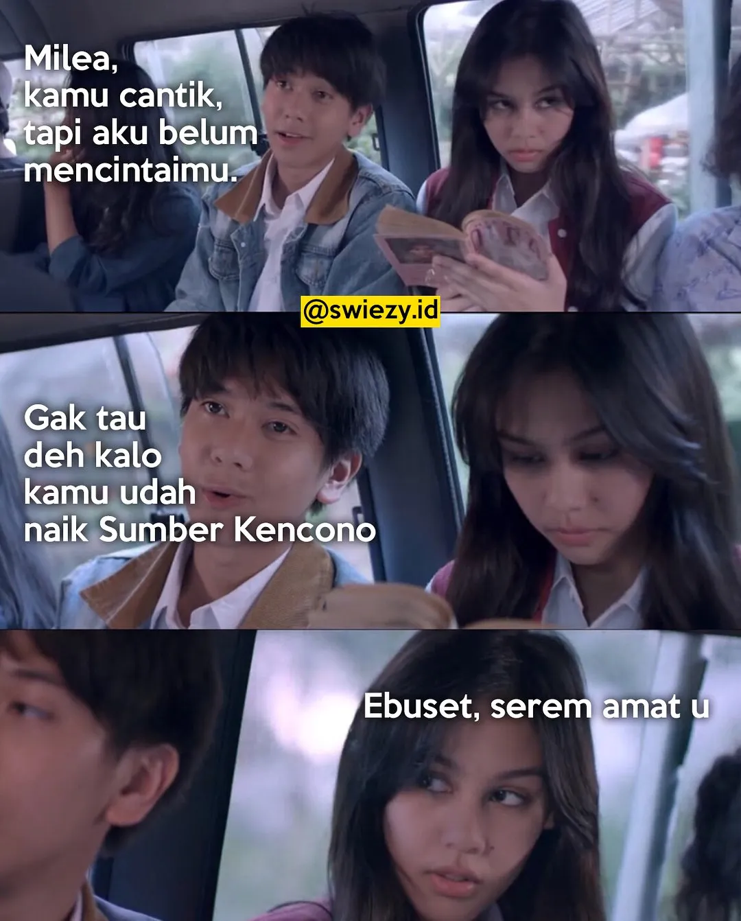 Kocak Abis, Begini 15+ Gombalan Warganet Kalau Jadi Dilan. Milea, Banyakin Sabar Ya! 34