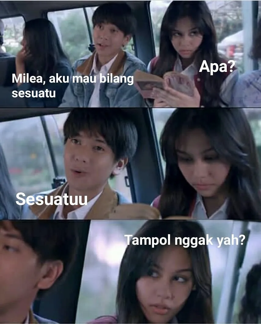 Kocak Abis, Begini 15+ Gombalan Warganet Kalau Jadi Dilan. Milea, Banyakin Sabar Ya! 22