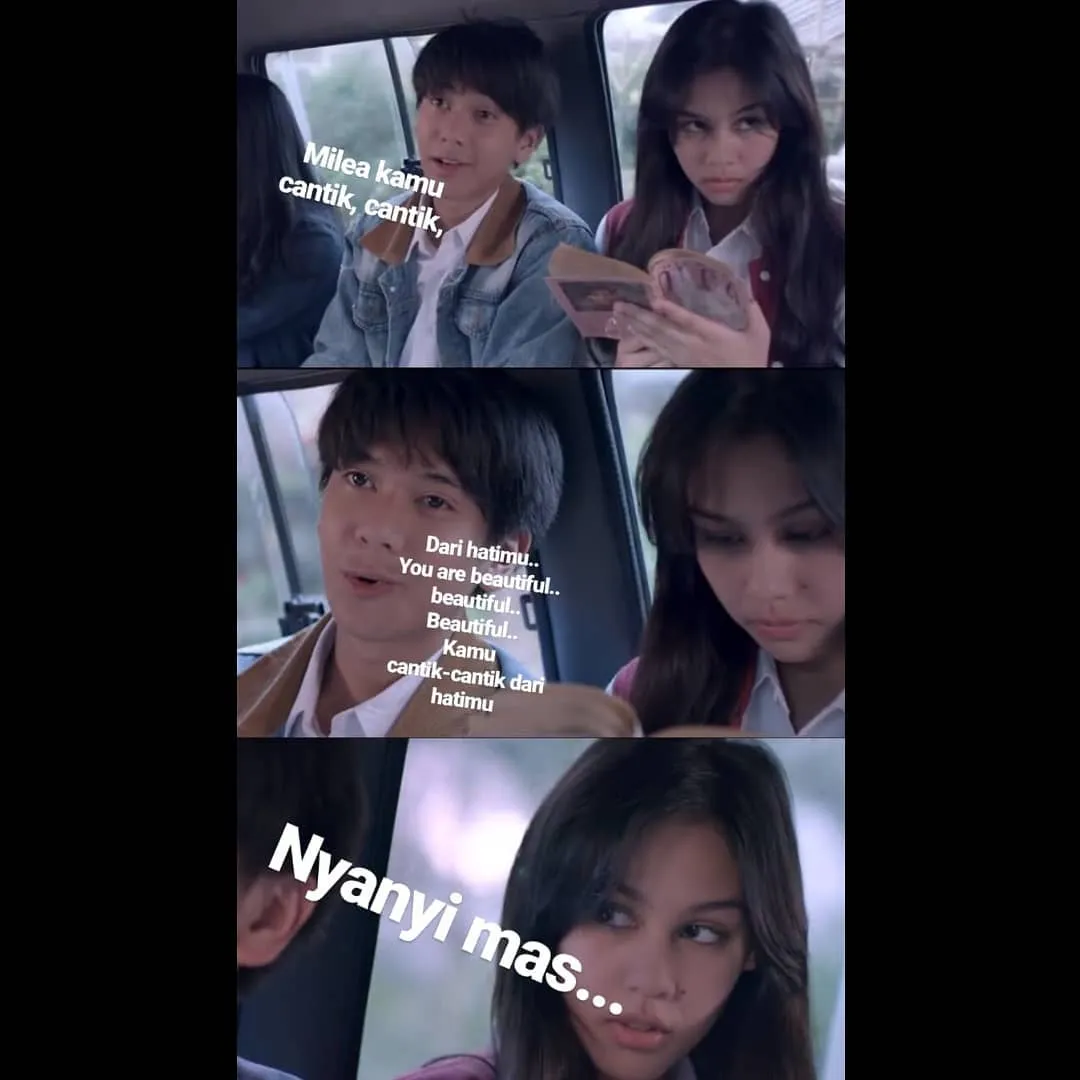Kocak Abis, Begini 15+ Gombalan Warganet Kalau Jadi Dilan. Milea, Banyakin Sabar Ya! 30