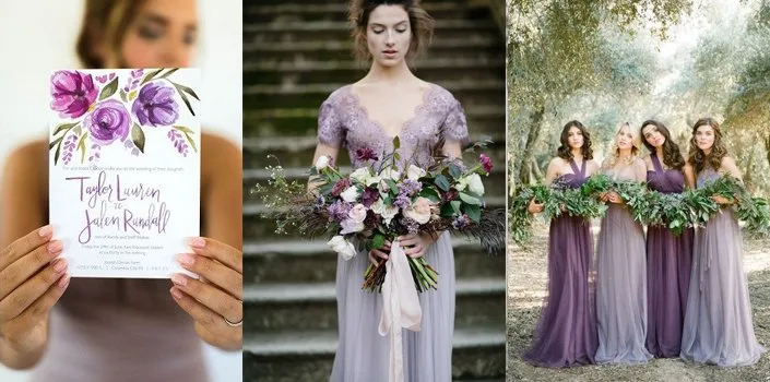 Inspirasi Pernikahan Nuansa Ultra Violet Trend Warna 2018. Penghamba Keglamoran, Masuk!