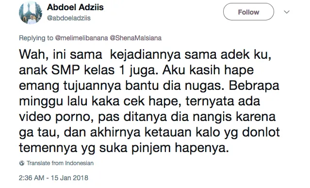 Cewek Ini Cerita Soal Pertemanan Adiknya yang Masih SMP, Harusnya Bikin Kita Lebih Waspada Nih! 36