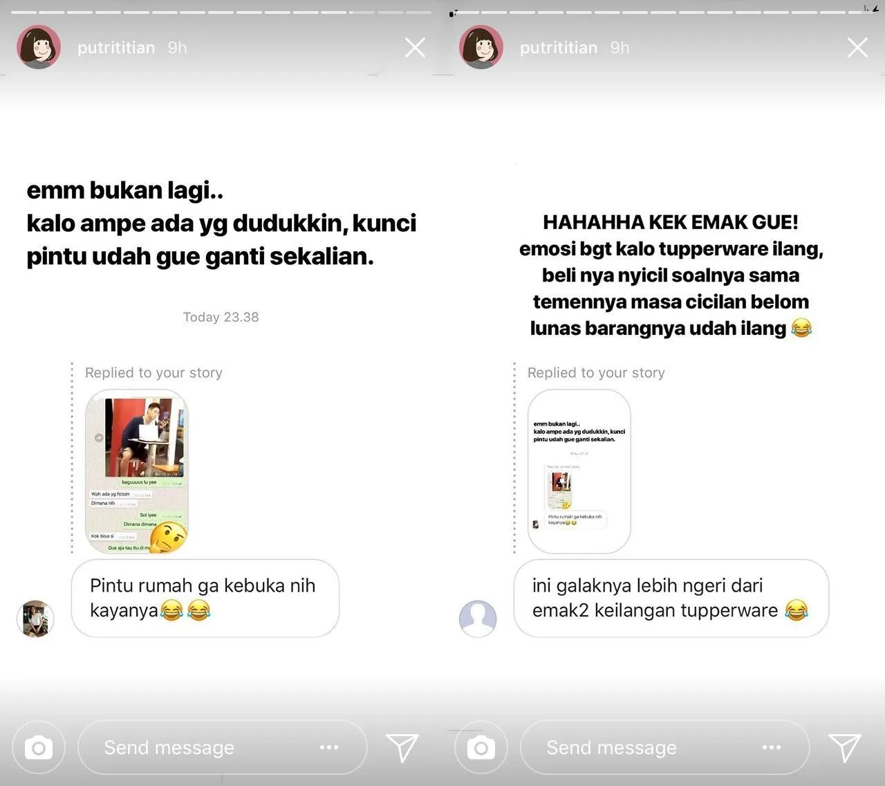 Begini Cara Putri Titian Merespons