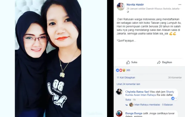 Berawal dari Iklan di FB, Pria Asal Taiwan Ini Bertemu Jodohnya. Gadis Asal Subang jadi Pilihannya! 8