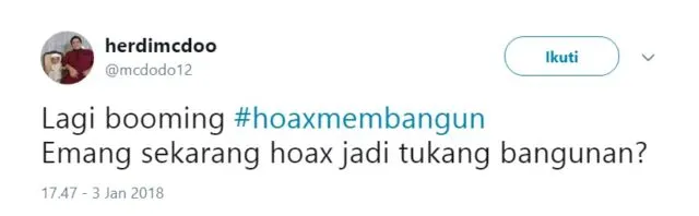 Tak Mau Ambil Pusing Soal Ujaran Kepala BSSN yang Baru, Warganet Usung Tagar #HoaxMembangun. Kocak! 35