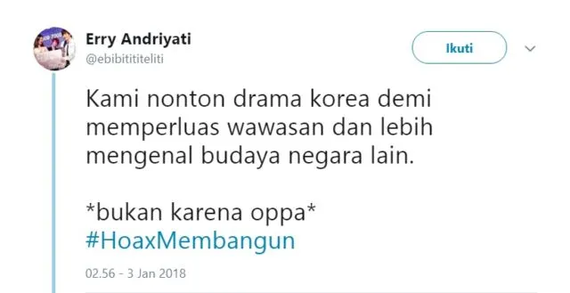 Tak Mau Ambil Pusing Soal Ujaran Kepala BSSN yang Baru, Warganet Usung Tagar #HoaxMembangun. Kocak! 23
