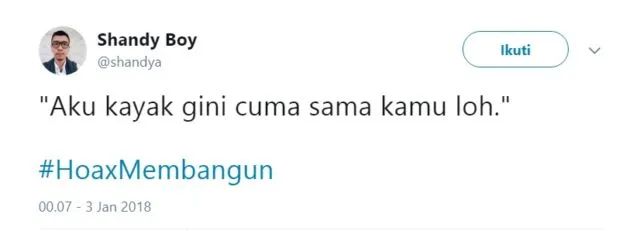 Tak Mau Ambil Pusing Soal Ujaran Kepala BSSN yang Baru, Warganet Usung Tagar #HoaxMembangun. Kocak! 25