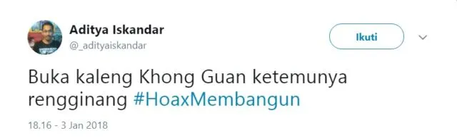 Tak Mau Ambil Pusing Soal Ujaran Kepala BSSN yang Baru, Warganet Usung Tagar #HoaxMembangun. Kocak! 32