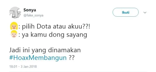 Tak Mau Ambil Pusing Soal Ujaran Kepala BSSN yang Baru, Warganet Usung Tagar #HoaxMembangun. Kocak! 29