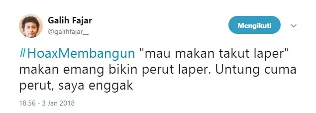 Tak Mau Ambil Pusing Soal Ujaran Kepala BSSN yang Baru, Warganet Usung Tagar #HoaxMembangun. Kocak! 39