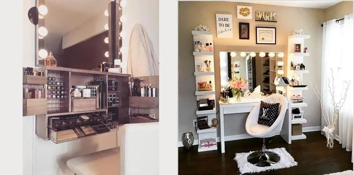 11 Meja Rias Minimalis Aesthetic untuk Kamar Sempit