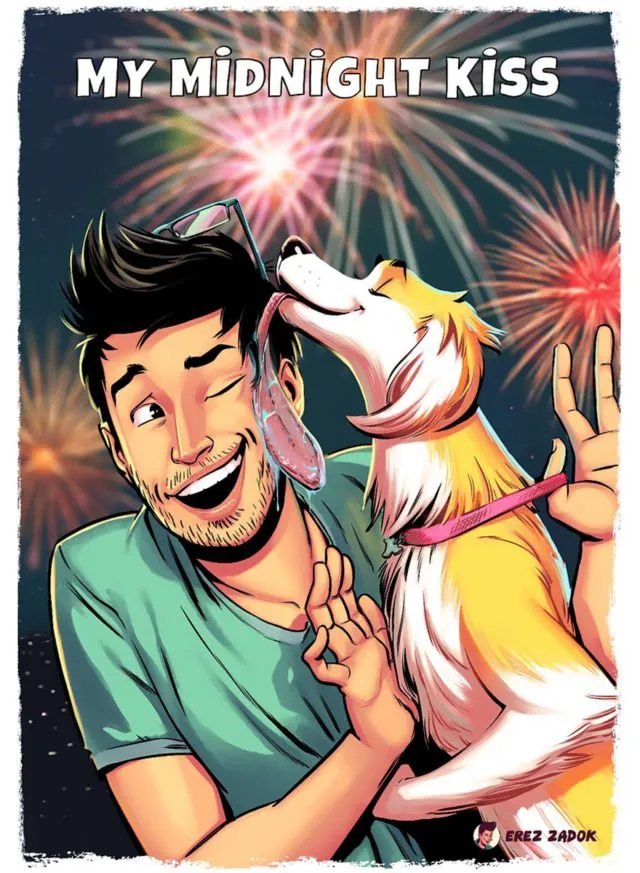 19+ Ilustrasi Kocak yang Cuma Dipahami oleh Kamu Para Dog Lovers. Bener Banget Nggak Nih? 37