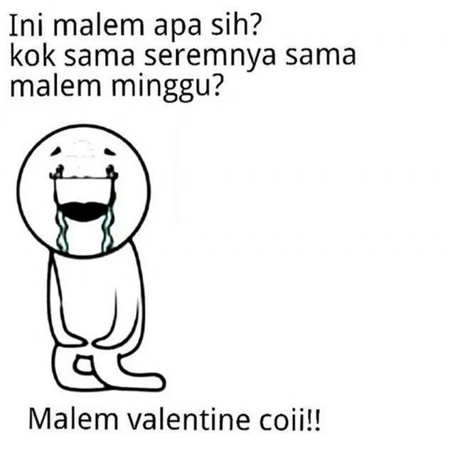 Cara Menertawakan Diri Sendiri di Hari Valentine Lewat 17+ Meme Kocak Ini. Udah Kesindir Belum Nih? 25