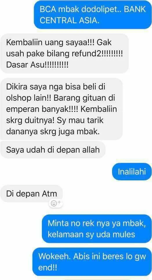 Minta Uang Dibalikin, tapi Percakapan Pembeli Galak dengan Pemilik Online Shop Ini Justru Bikin Ngakak 8