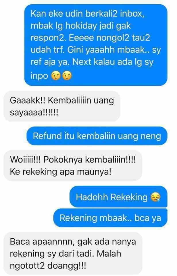 Minta Uang Dibalikin, tapi Percakapan Pembeli Galak dengan Pemilik Online Shop Ini Justru Bikin Ngakak 7