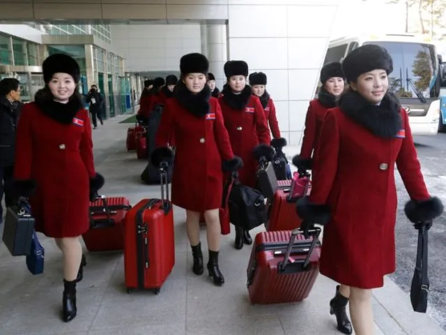 10+ Potret Partisipasi Korea Utara di Olimpiade 2018. Dari Tim Cheerleading Hingga Duet dengan SNSD 18