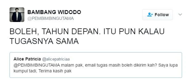 Buat para Mahasiswa, Simak Baik-Baik Twit Bijak dari @PEMBIMBINGUTAMA Ini Kalau Mau Cepat Lulus~ 39