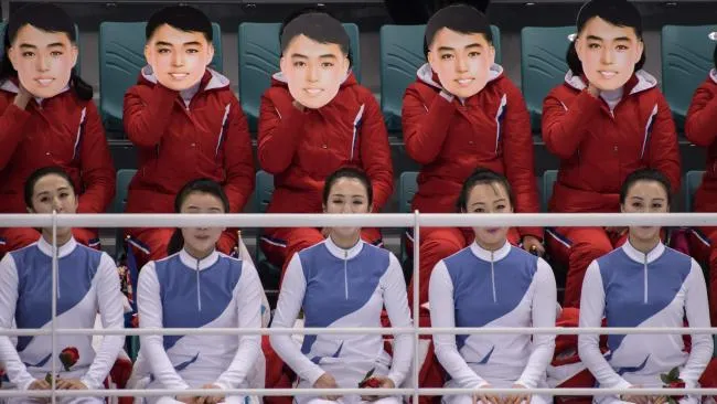 10+ Potret Partisipasi Korea Utara di Olimpiade 2018. Dari Tim Cheerleading Hingga Duet dengan SNSD 21