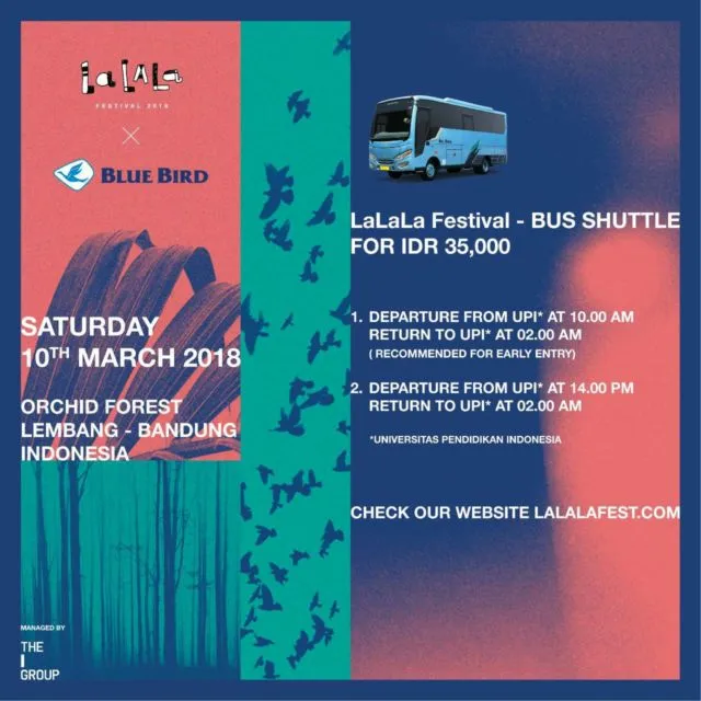 LaLaLa Festival 2018: ROUTE 94 Just Added To Complete The Full Lineup Artist! 1