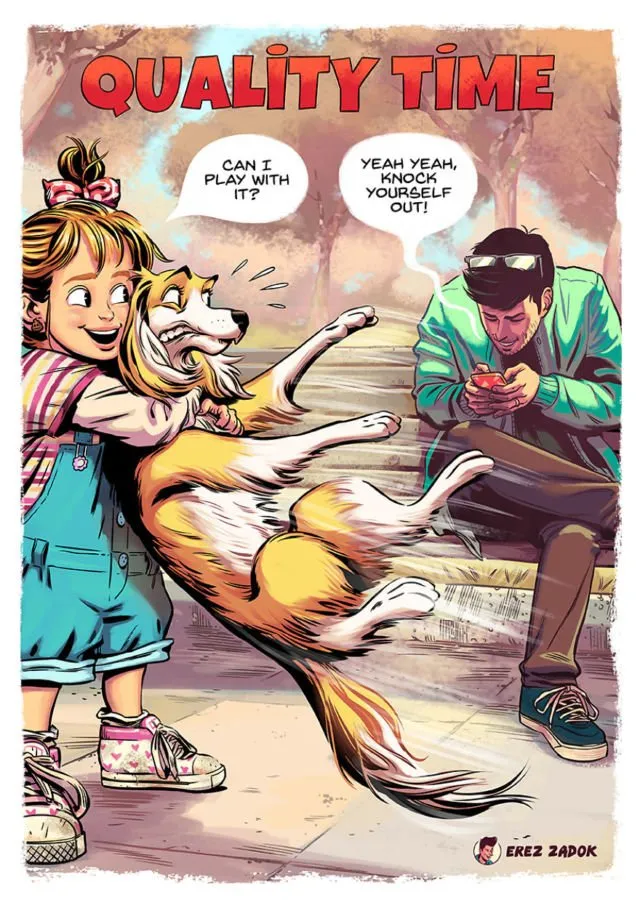 19+ Ilustrasi Kocak yang Cuma Dipahami oleh Kamu Para Dog Lovers. Bener Banget Nggak Nih? 32