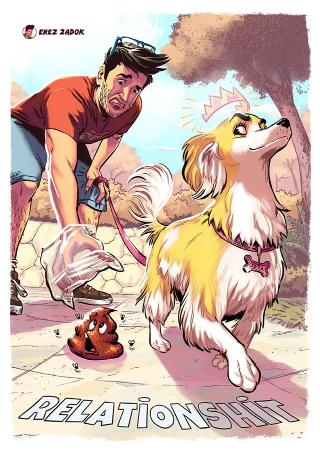 19+ Ilustrasi Kocak yang Cuma Dipahami oleh Kamu Para Dog Lovers. Bener Banget Nggak Nih? 27