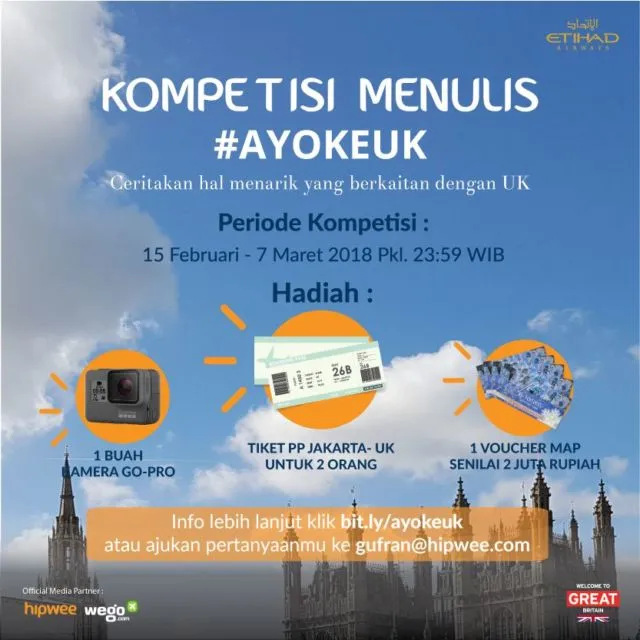Kenal Lebih Dekat dengan Britain Lewat Kompetisi Nulis Hipwee x Wego Indonesia Berhadiah Total Puluhan Juta Ini, Yuk! 2