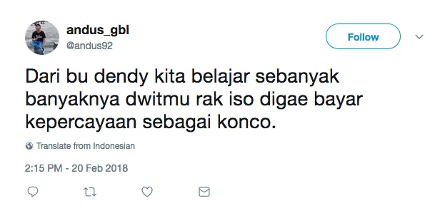 Dari yang Kocak sampai Bijak, Inilah 14+ Kicauan Warganet soal Bu Dendy yang 'Sawer' Pelakor Pakai Duit 30