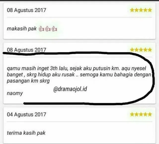 13+ Macam Review Pelanggan Ojek Online. Dari yang Kocak Sampai Bikin Abangnya Kehilangan Pekerjaan 18