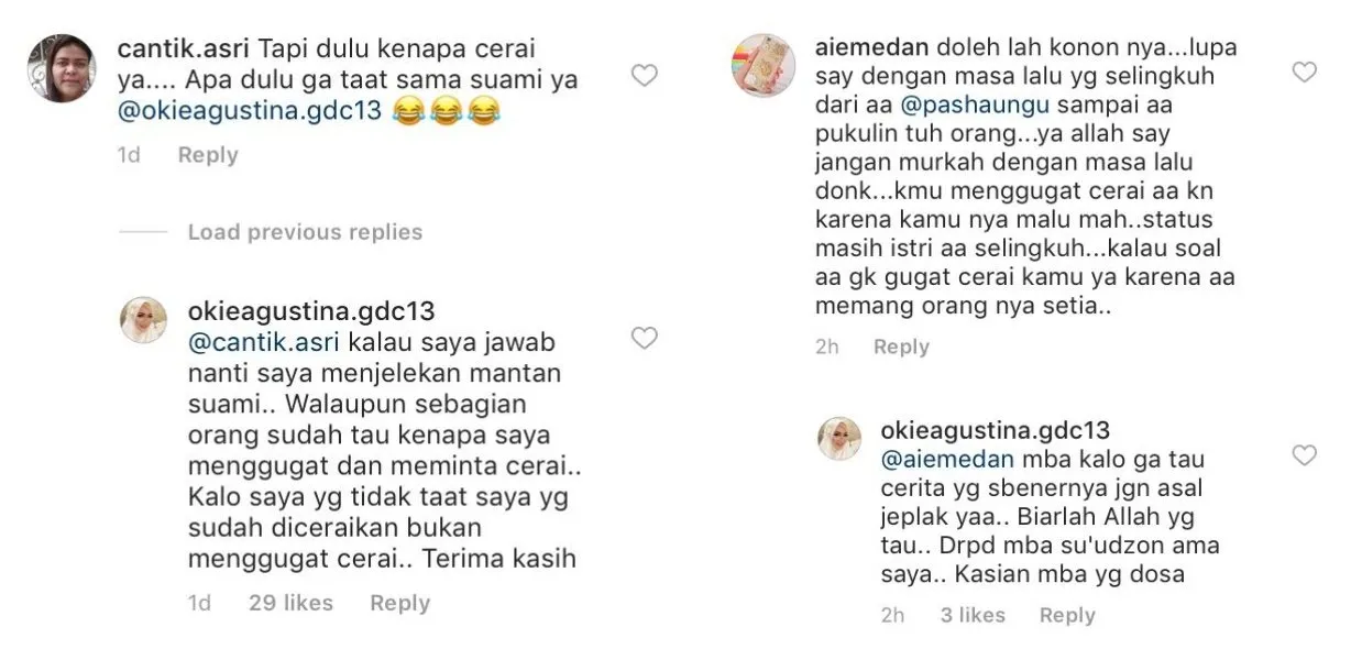 Rumah Tangga Okie Agustina Kembali Diuji. Kali Ini oleh Komentar Pedas Warganet yang Sok Serba Tahu 5