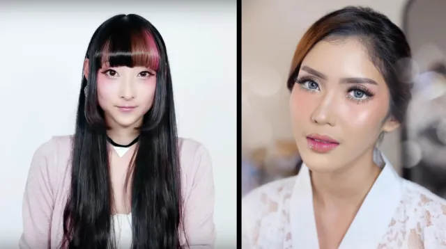 Sontek Tren Pakai Blush On Ala Artis yang Kekinian, Mulai Gaya 'Demam' Sampai 'Nyebrang Hidung' 6